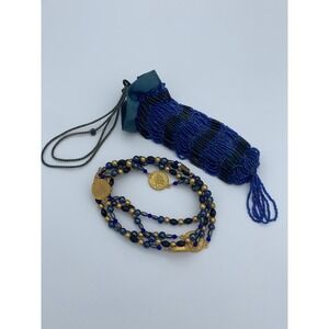 Authentic 1920s Beaded Flapper Purse Damaged & Mint Thistle Necklace